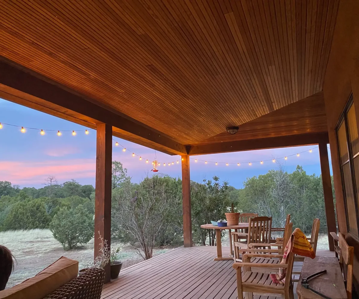 RMR porch on a summer evening